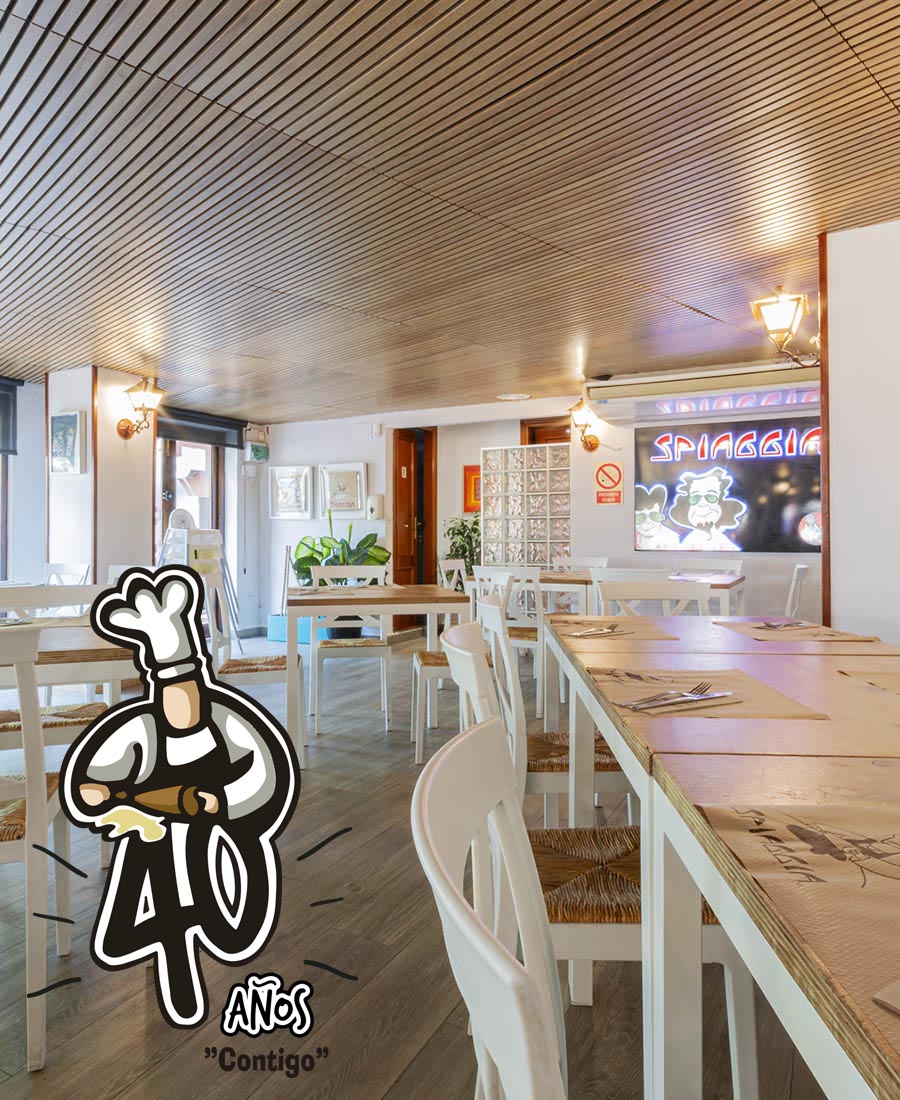 Pizzas, pastas y mucho más solo en Restaurante SPIAGGIA Playa de Gandia
